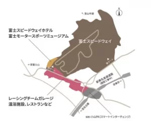 トヨタ 富士モータースポーツフォレスト 概要図