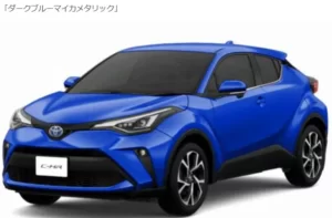 メタリック新型C-HR　ダークブルーマイカ